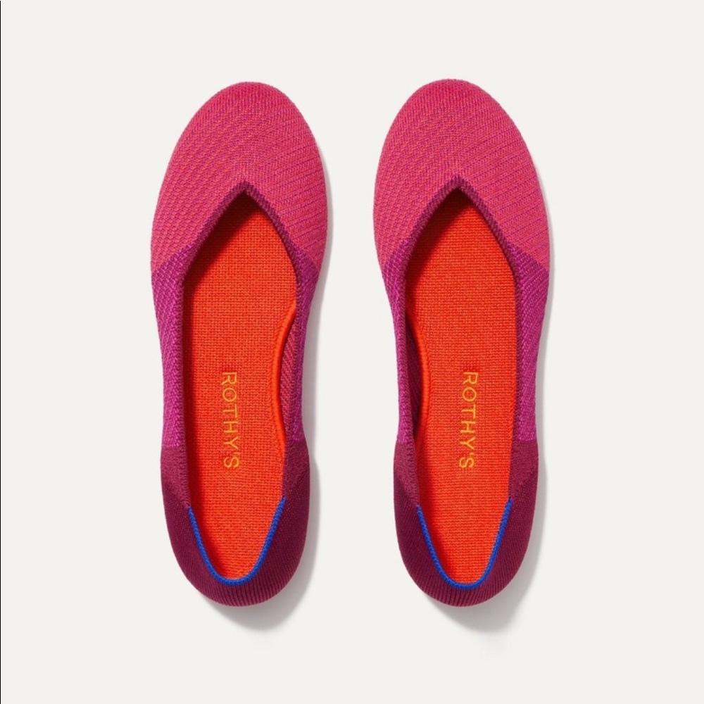 Rothy’s The Flat in Pomegranate Pop (retired) in size 9.5